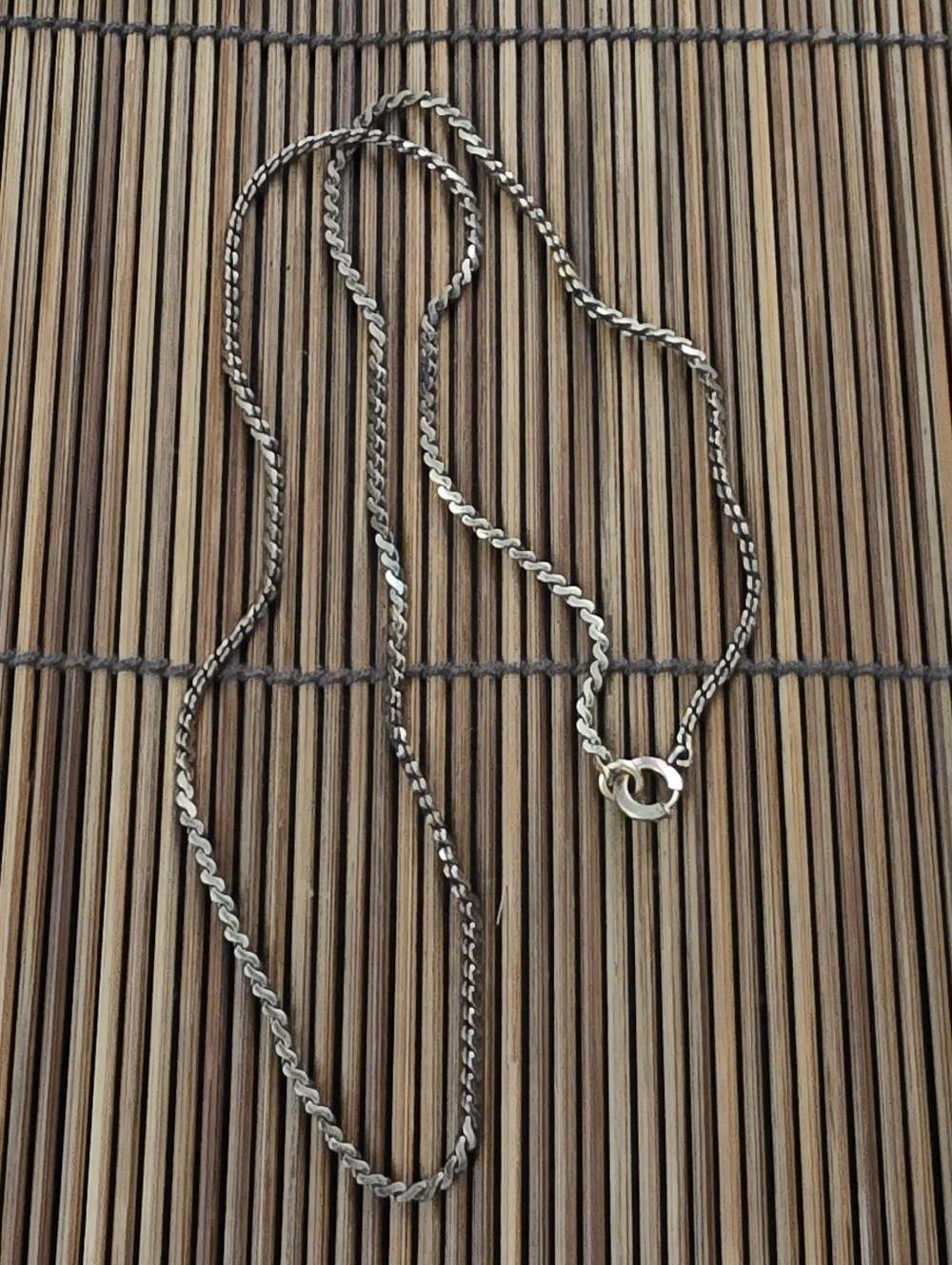 Gold Filled Flat Chain Yellow Gold Necklace (Antique)